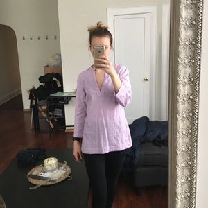 Vineyard Vines Lavender Tunic/Popover
